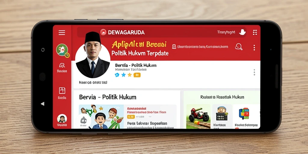 Tampilan antarmuka DEWAGARUDA yang modern dan informatif.