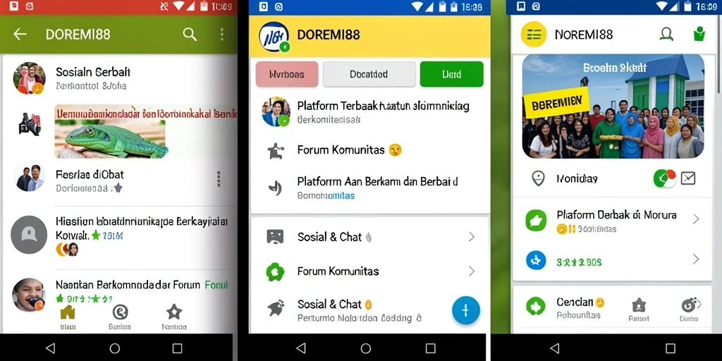 Tampilan antarmuka DOREMI88 yang ramah pengguna.