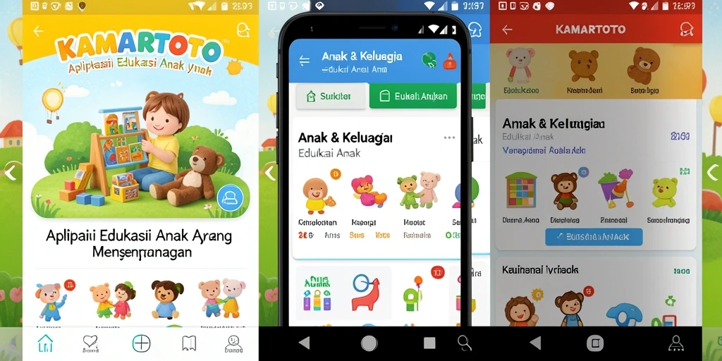 Tampilan antarmuka KAMARTOTO yang cerah dan interaktif.