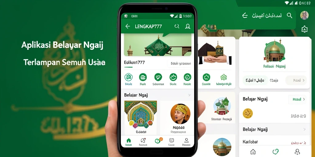 Tampilan antarmuka LENGKAP777 yang interaktif dan user-friendly.