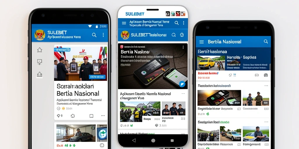 Antarmuka aplikasi SULEBET yang modern dan informatif.
