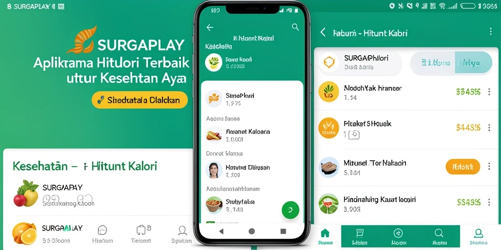 Tampilan antarmuka SURGAPLAY yang intuitif dan fungsional.